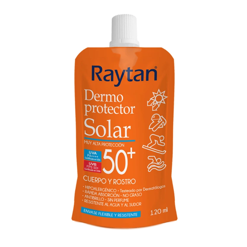 [543504] DERMOPROTECTOR SOLAR FPS 50+ DOYPACK 120 ML RAYTAN